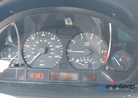 2002 BMW 325Ci из США, поврежденный, VIN WBABS334X2PG88568